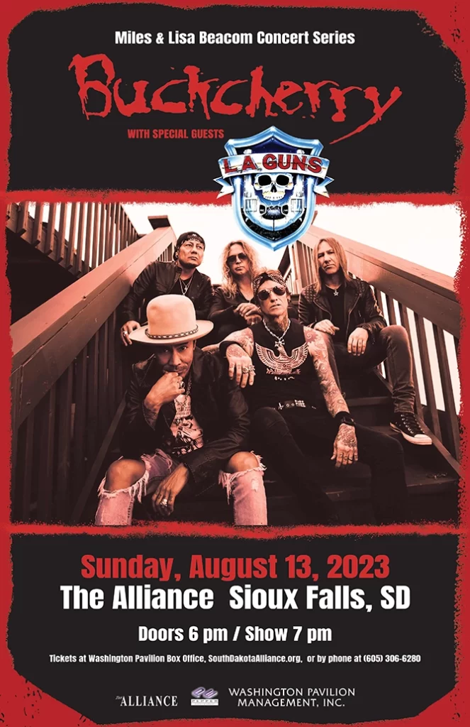 Buckcherry show poster