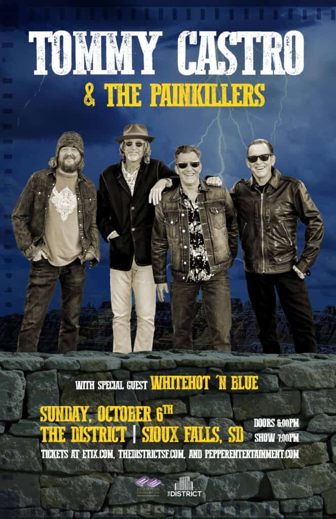 Tommy Castro and the Painkillers poster design