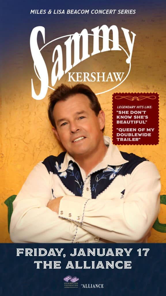 Miles and Lisa Beacom Concert Series presents sammy Kershaw Live.