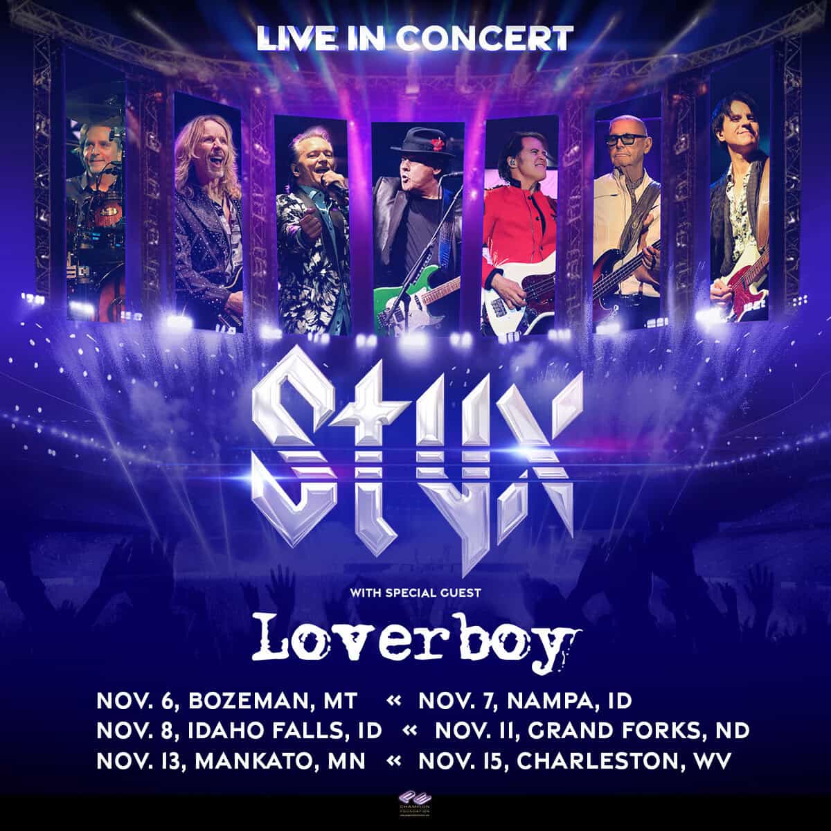 Styx Midwest Tour Graphics