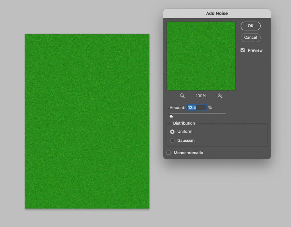 Background Fill and Noise