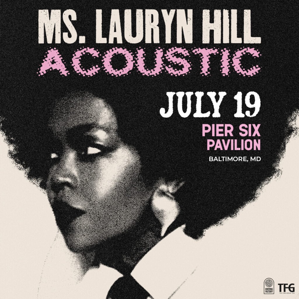 Ms Lauryn Hill acoustic Square graphic