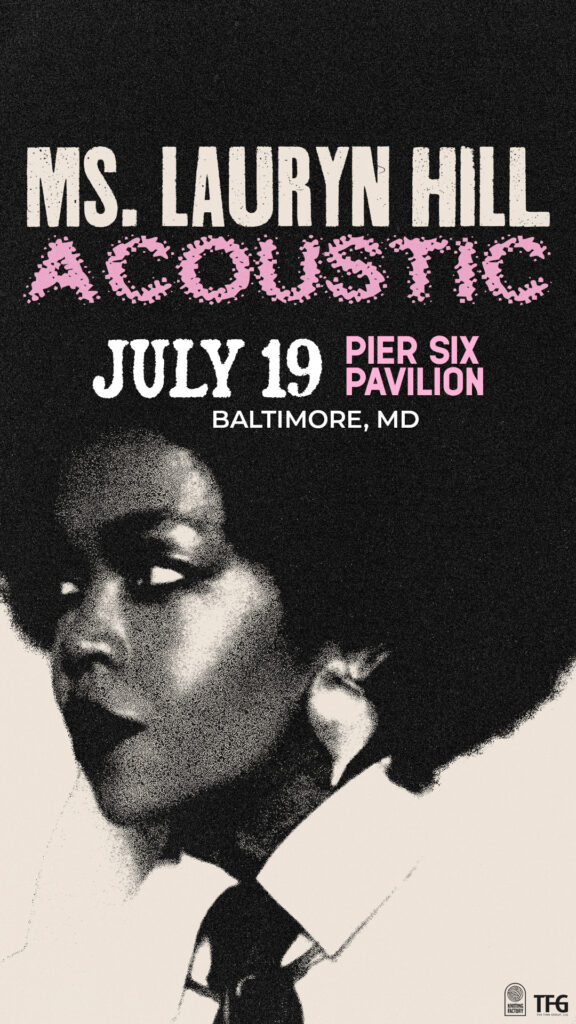 Ms Lauryn Hill acoustic Story graphic